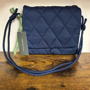 Vera Bradley Navy Quilted Crossbody Bag